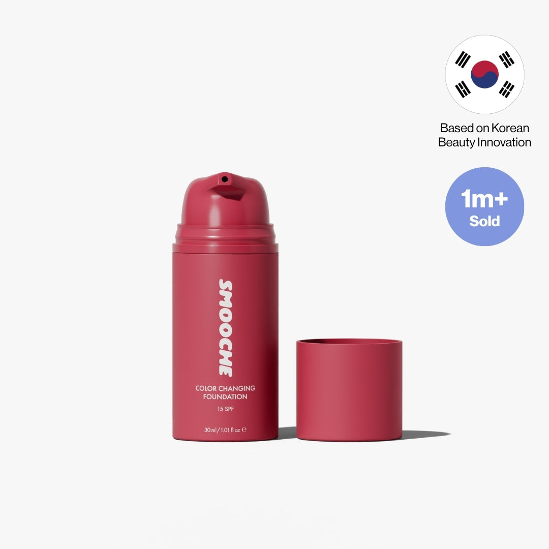 Smooche Color Changing Foundation bottle and cap